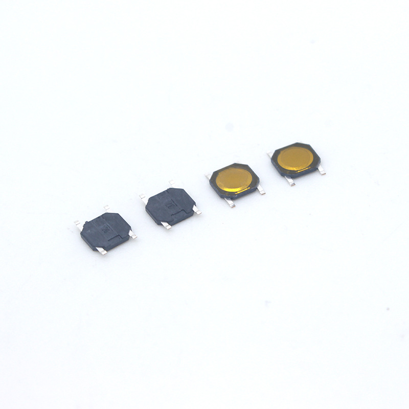 4*4*0.8贴膜锅仔片按键开关厂家 5*5*0.8四脚贴片薄膜轻触开关