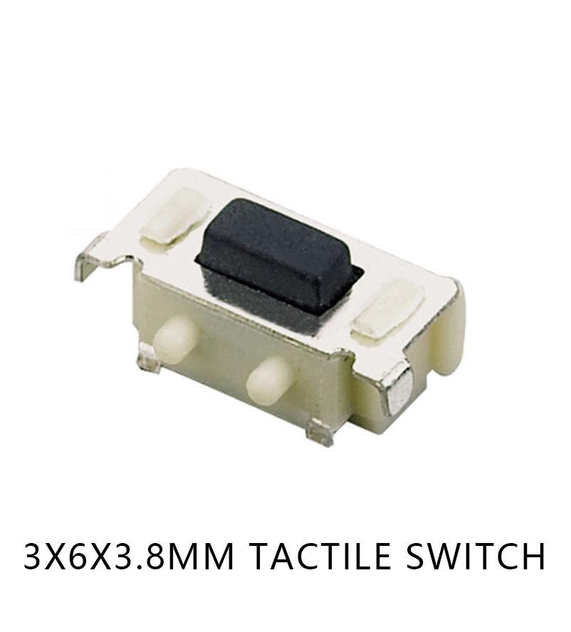 厂销3*6*3.5侧装轻触开关3x6x3.8侧贴小开关贴片侧按键按钮