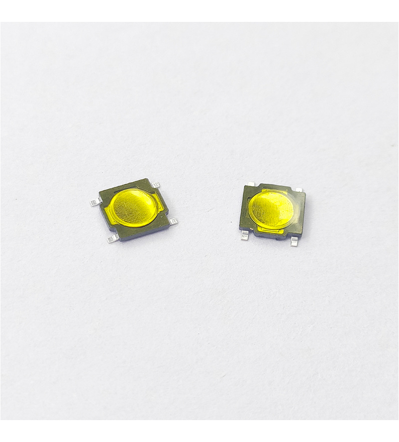 4.5*4.5贴片轻触开关 薄膜微型轻触开关 锅仔片按键耐温开关