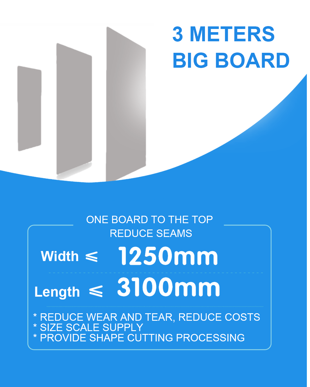 3100mm ultra long board